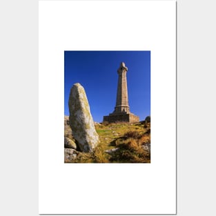 Basset Monument at Carn Brea Posters and Art